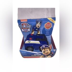 New Nickelodeon PAW PATROL CHASE w/ PATROL CRUISER Blue TOY VEHICLE
